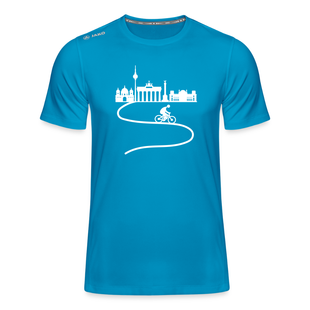 Aus der Stadt radeln - Männer Sport-Shirt - Saphirblau