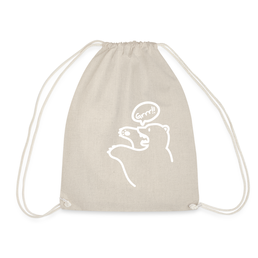 Böser Berliner Bär - Turnbeutel - Natur