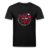 Liebe in der Luft! Berliner Luft! - Unisex Bio T-Shirt - Schwarz