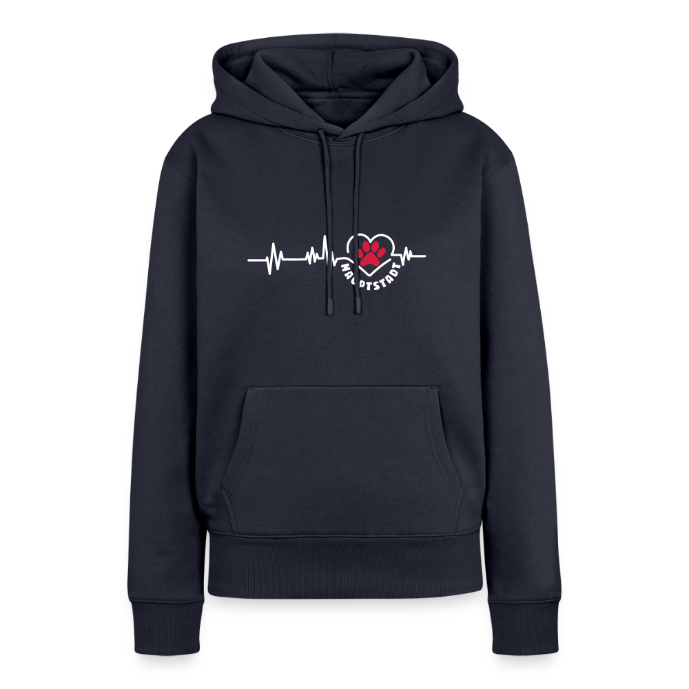 Hauptstadt - Frauen Premium Hoodie - Navy