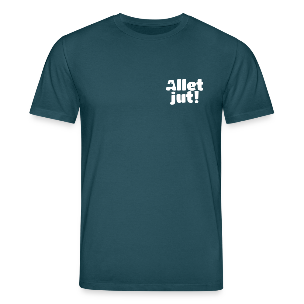 Allet Jut - Unisex Bio T-Shirt - Dunkles Petrol