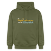 Bei Klugheitsschmerzen wär' ick unsterblich - Hoodie - Militärgrün