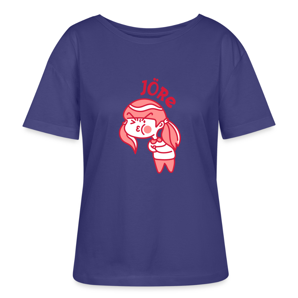 Jöre - Relaxed Rundhals Frauen Bio-T-Shirt - Dämmerung