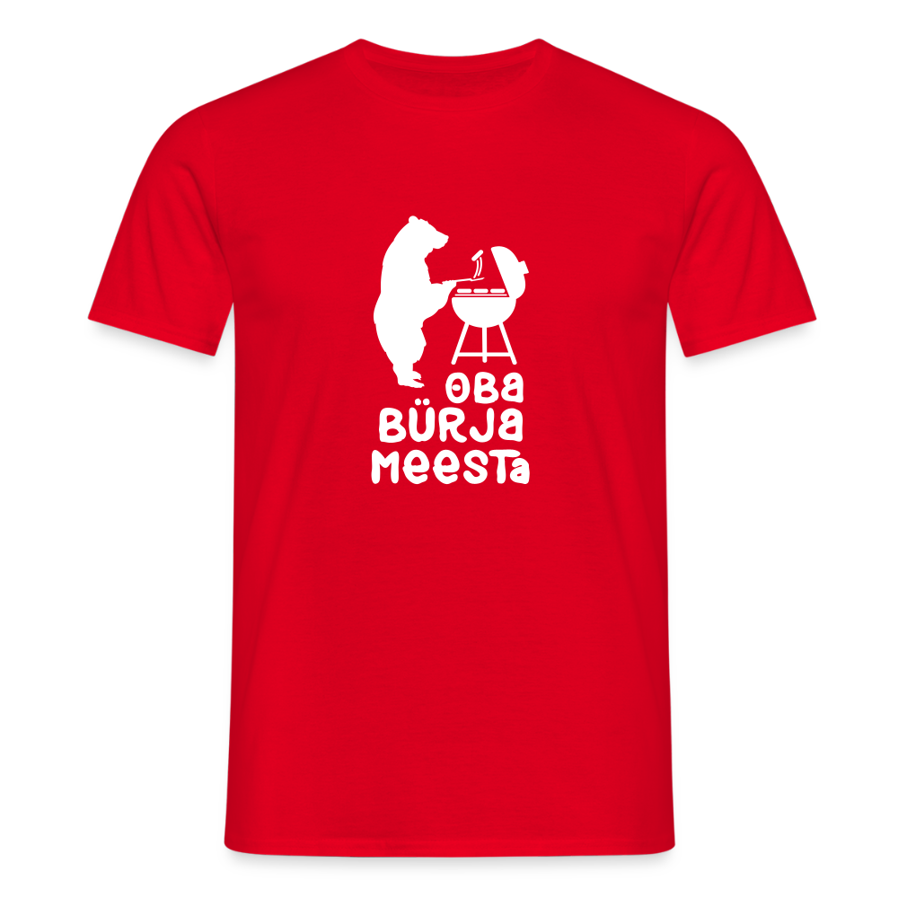 Bürjameesta - Männer Premium T-Shirt - Rot