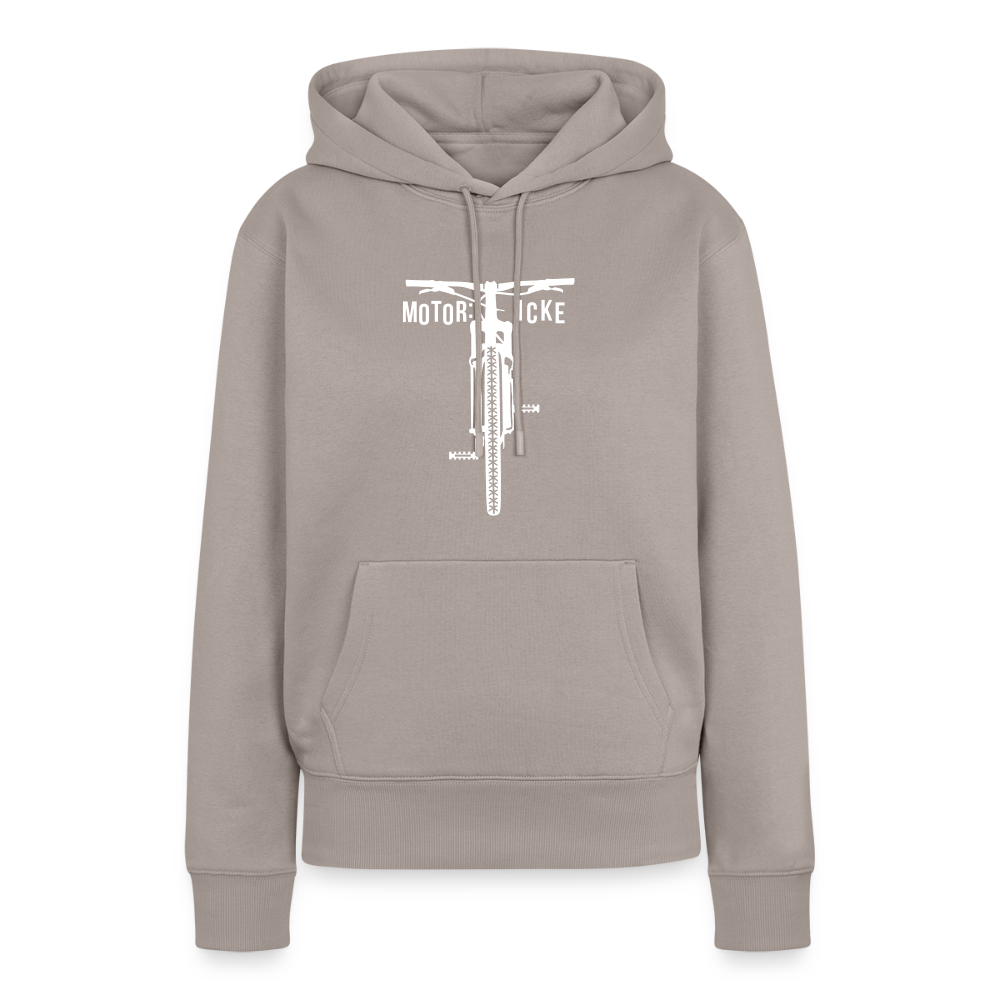 Motor icke - Frauen Premium Hoodie - Taupe