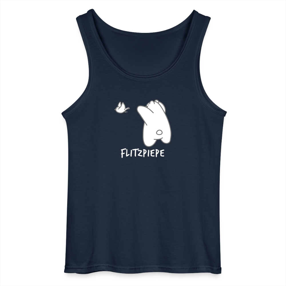 Flitzpiepe - Männer Tank Top - Navy