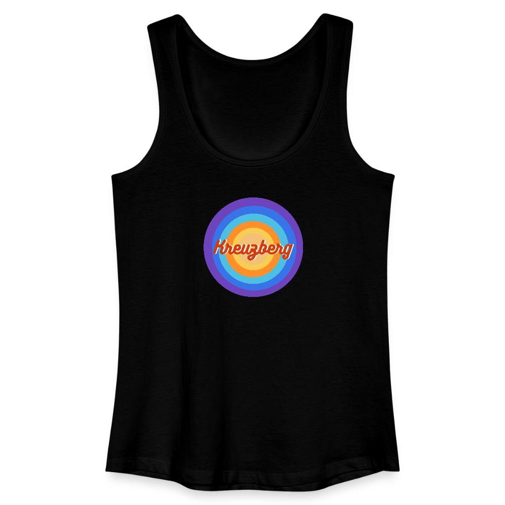 Kreuzberg Retro - Frauen Bio Tank Top - Schwarz