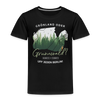 Grönland oder Grunewald - Kinder Premium T-Shirt - Schwarz