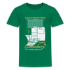 Liechtenstein oder Lichtenberg - Teenager Premium T-Shirt - Kelly Green