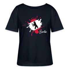 Berlin Klecks Bär - Relaxed Rundhals Frauen Bio-T-Shirt