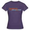 Ma kieken, dann sehn wa schon - Frauen Premium T-Shirt - Dunkellila
