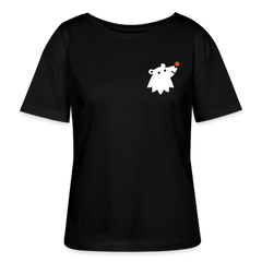 Schnauze Bär - Relaxed Rundhals Frauen Bio-T-Shirt