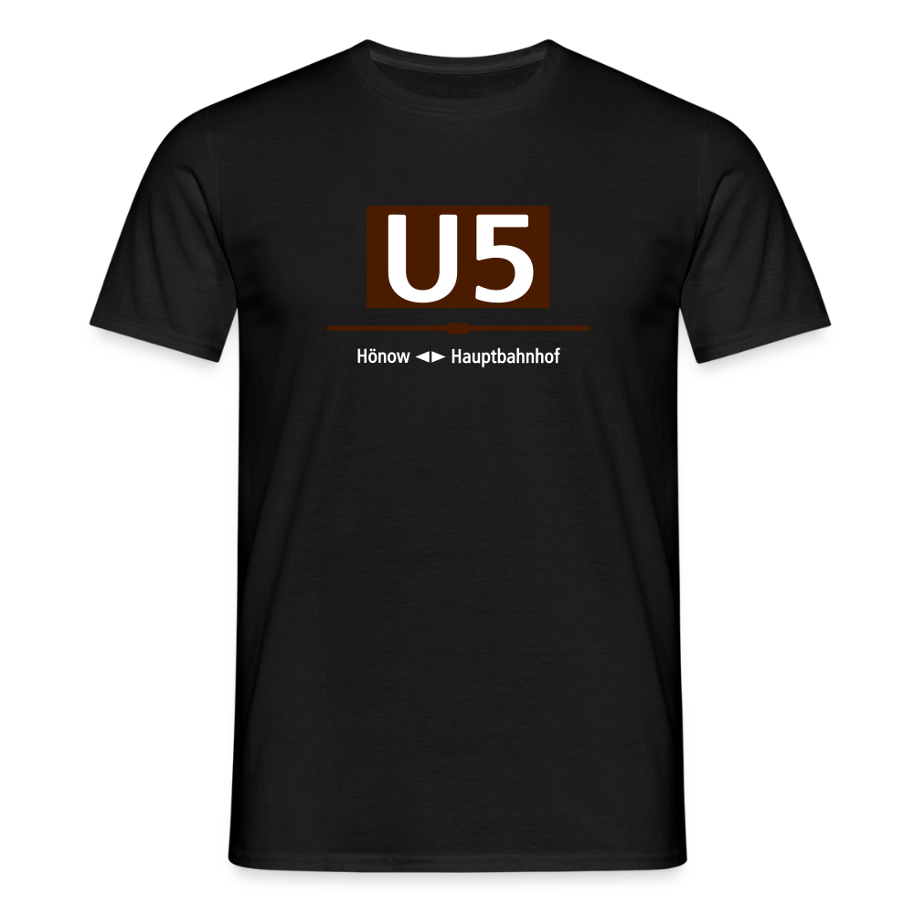 U5 - Männer Premium T-Shirt - Schwarz
