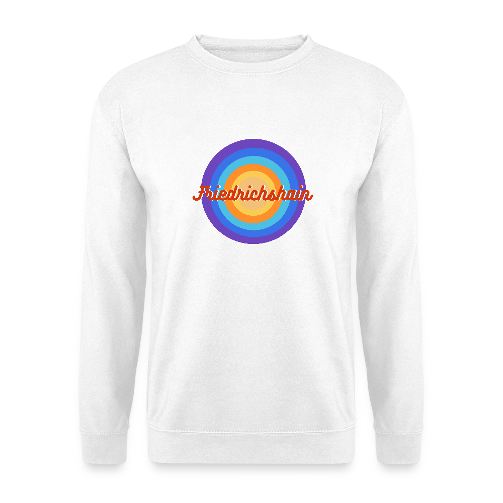 Friedrichshain Retro - Unisex Pullover - Weiß