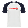 Reinickendorf Berlin - Männer Baseball T-Shirt - Weiß/Navy