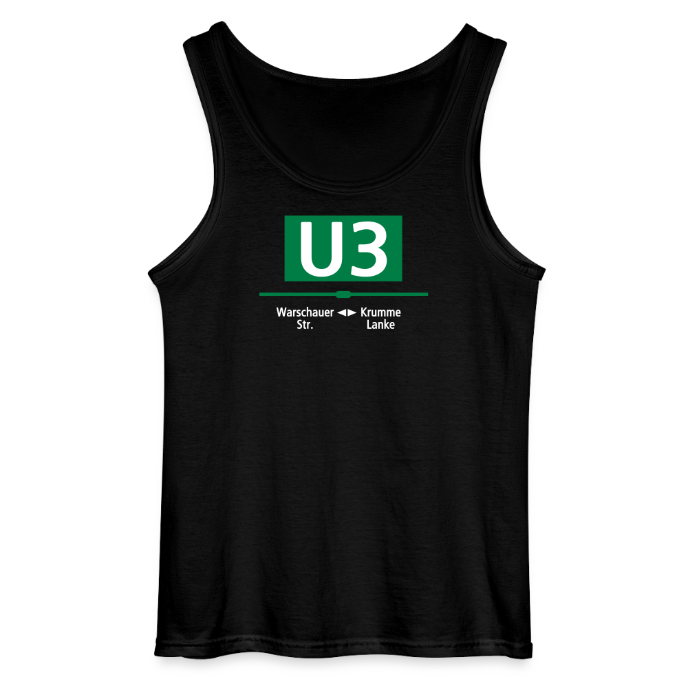 U3 - Männer Tank Top - Schwarz
