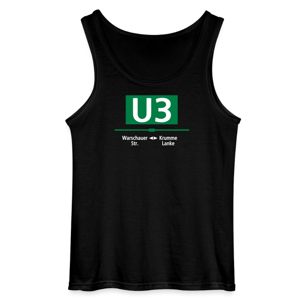 U3 - Männer Tank Top - Schwarz