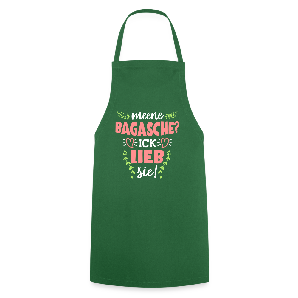 Meene Bagasche Ick Lieb Sie - Kochschürze - Grün