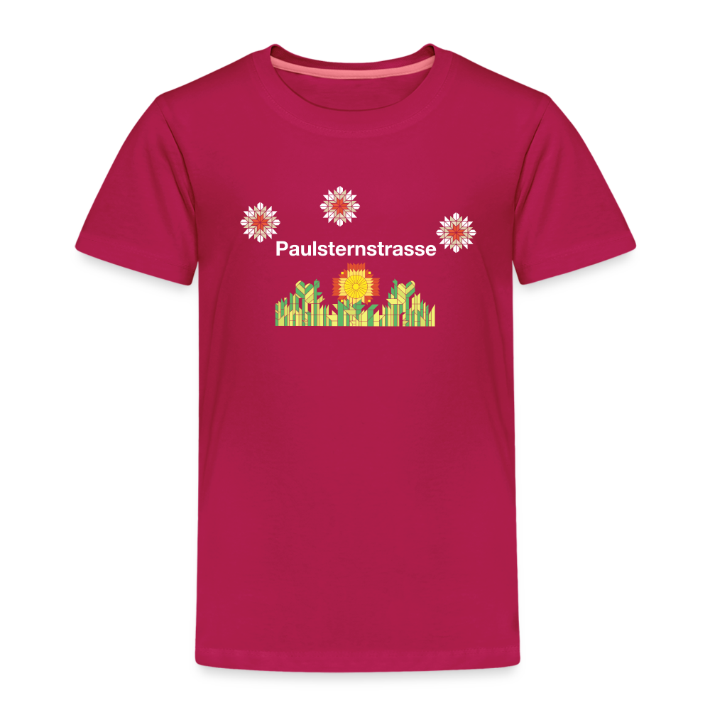 Paulsternstrasse - Kinder Premium T-Shirt - dunkles Pink