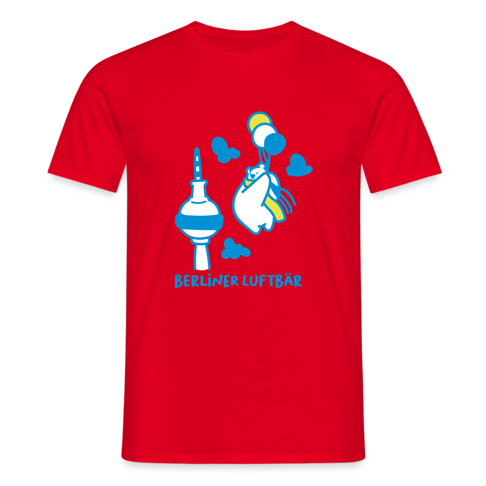 Berliner Luftbär - Männer Premium T-Shirt - Rot
