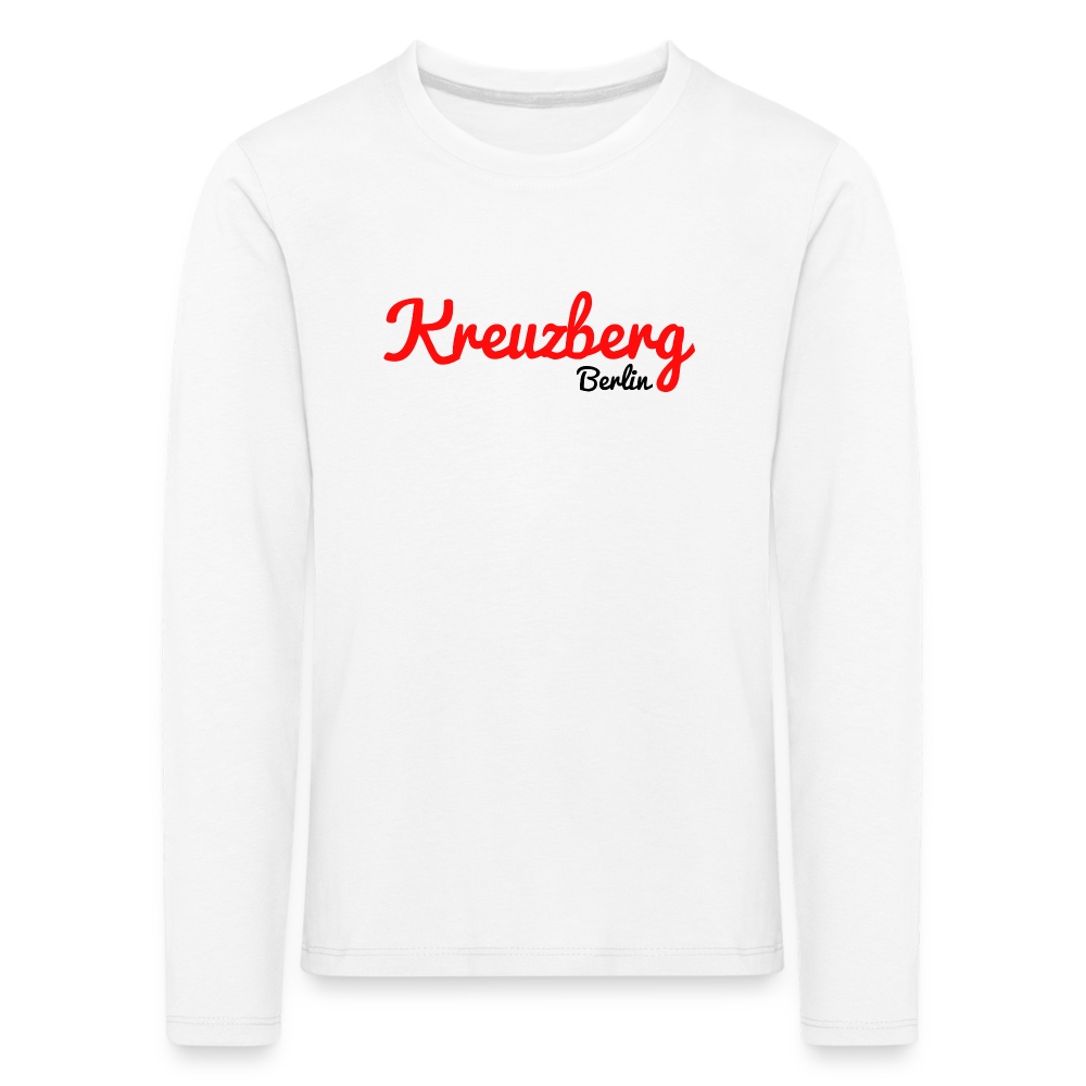 Kreuzberg Berlin - Kinder Langarmshirt - Weiß