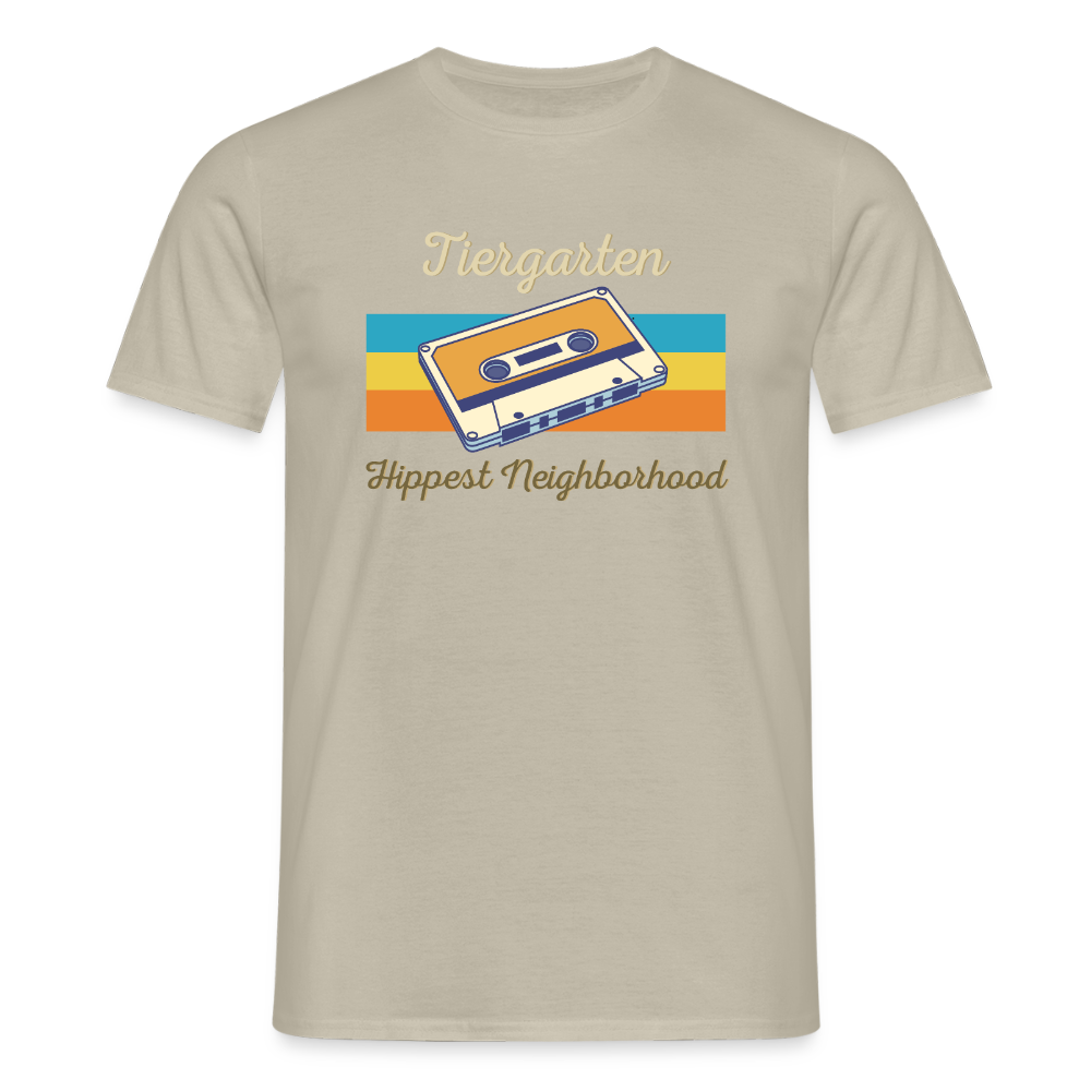 Tiergarten Hippest Neighborhood - Männer Premium T-Shirt - Sandbeige