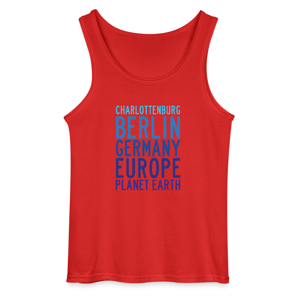 Charlottenburg - Earth - Männer Tank Top - Rot