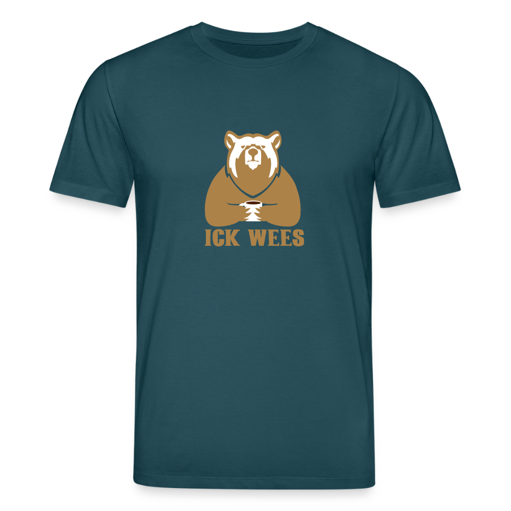 Ick Wees - Unisex Bio T-Shirt - Dunkles Petrol