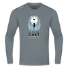 Chef - Männer Sport Langamshirt - Grau
