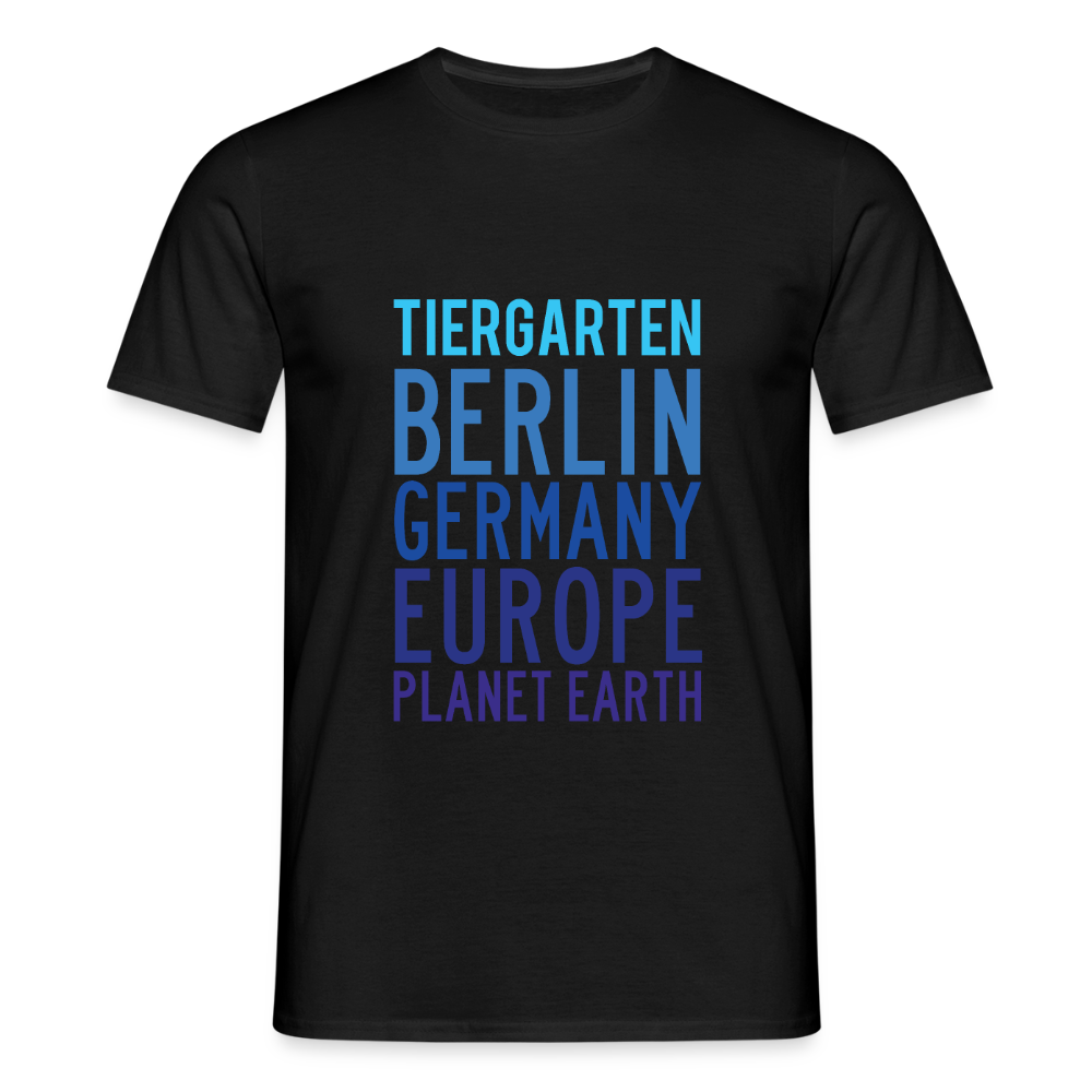 Tiergarten Planet Earth - Männer Premium T-Shirt - Schwarz