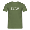Wenn de dit liest, hör uf! - Männer Premium T-Shirt - Militärgrün