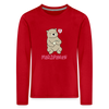 Marzipanien - Kinder Langarmshirt - Rot
