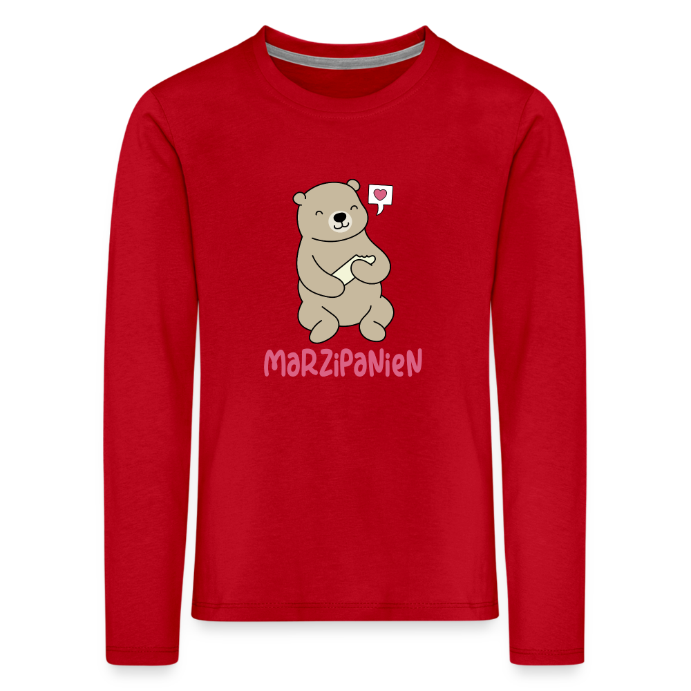 Marzipanien - Kinder Langarmshirt - Rot
