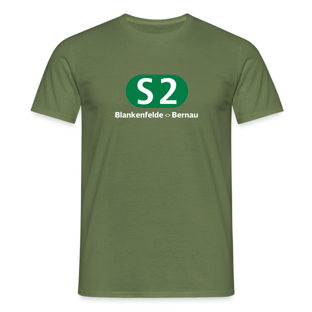 S2 - Männer Premium T-Shirt - Militärgrün