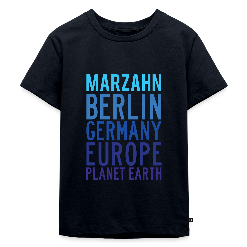 Marzahn Planet Earth - Kinder Premium T-Shirt - Navy
