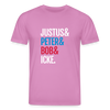 Justus & Peter & Bob & Icke - Unisex Bio T-Shirt - Pink