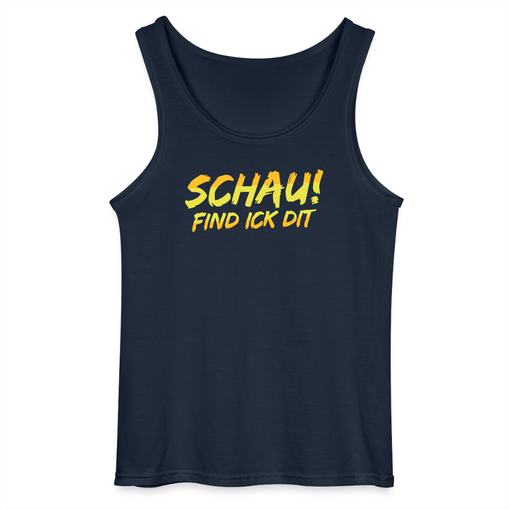 Schau! Find Ick Dit - Männer Tank Top - Navy