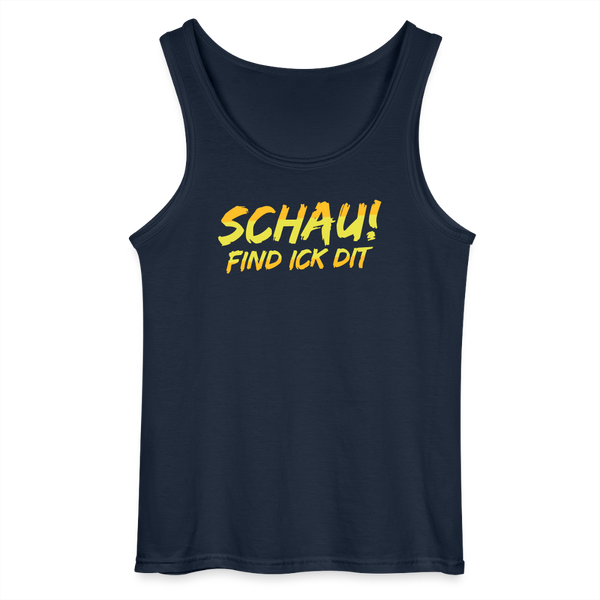 Schau! Find Ick Dit - Männer Tank Top - Navy
