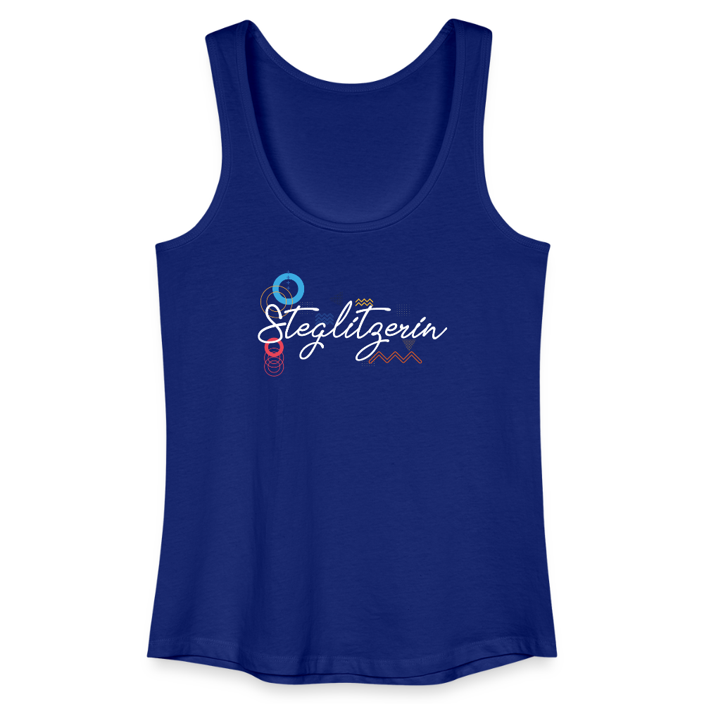 Steglitzerin - Federleichtes Bio Tank Top - Königsblau