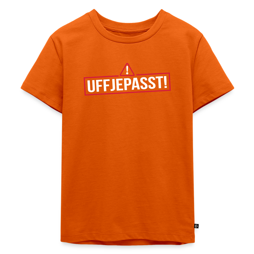 Uffjepasst! - Kinder Premium T-Shirt - Orange