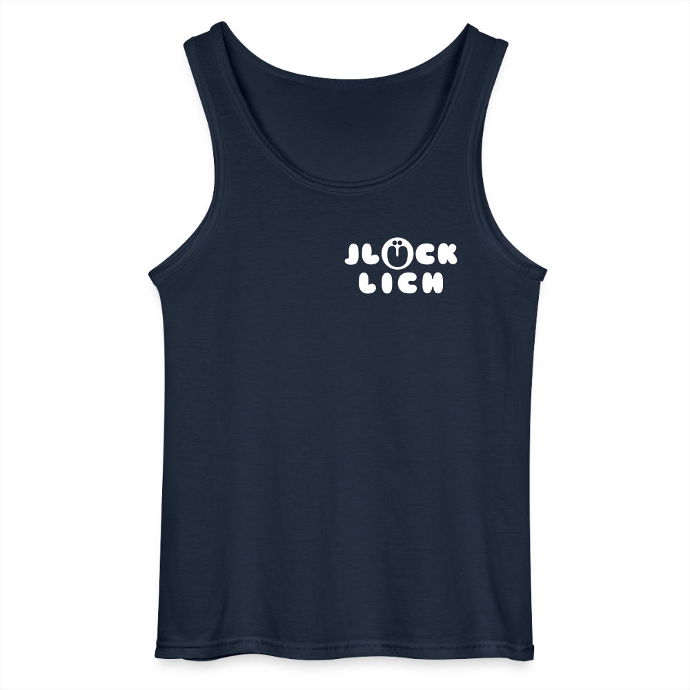Jlücklich - Männer Tank Top - Navy