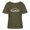 Knalltüte - Relaxed Rundhals Frauen Bio-T-Shirt - Khaki