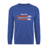Würgt dir das Leben Chilis rein, lass dich auf 'ne scharfe Currywurst ein! - Unisex Pullover - Royalblau
