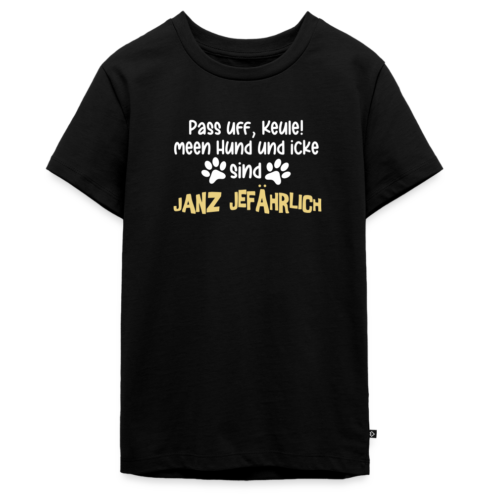 Janz Jefährlich - Teenager Premium T-Shirt - Schwarz