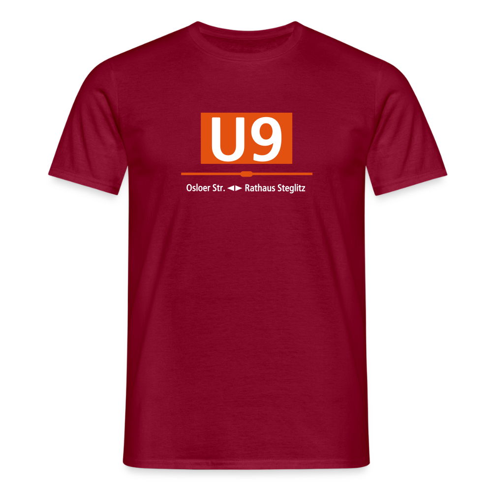 U9 - Männer Premium T-Shirt - Ziegelrot