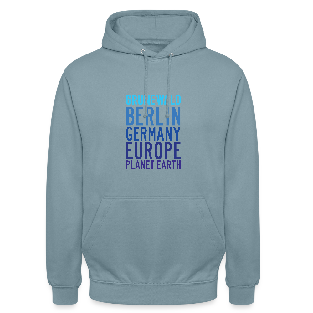 Grunewald Planet Earth - Unisex Hoodie - Nebelblau