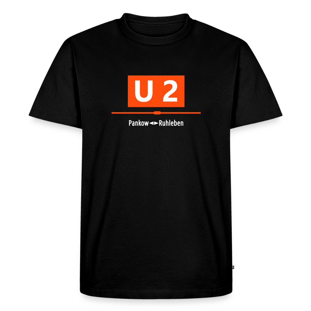 U2 Berlin - Männer Premium T-Shirt - Schwarz