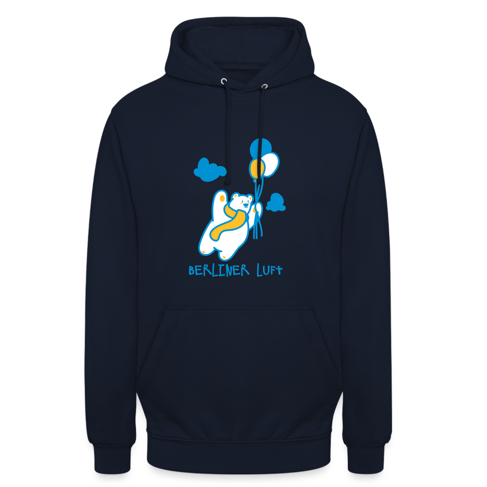 Der Bär fliegt - Unisex Hoodie - Navy