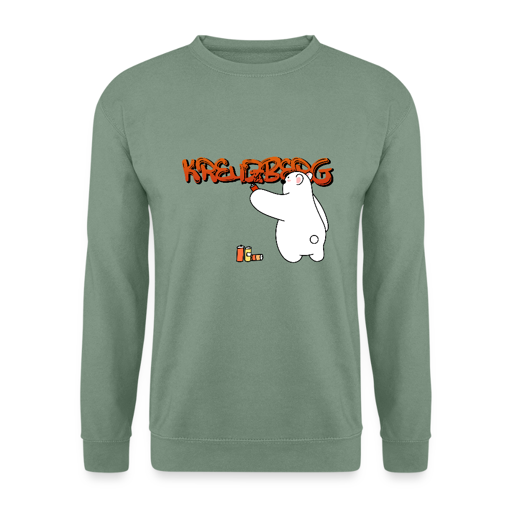 Kreuzberg Graffiti - Unisex Pullover - Graugrün