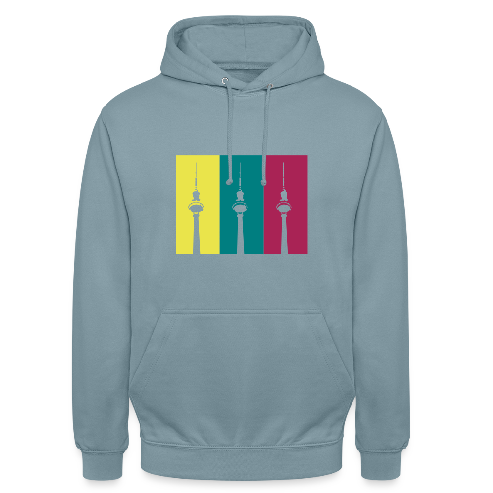 Berlin Retro - Unisex Hoodie - Nebelblau
